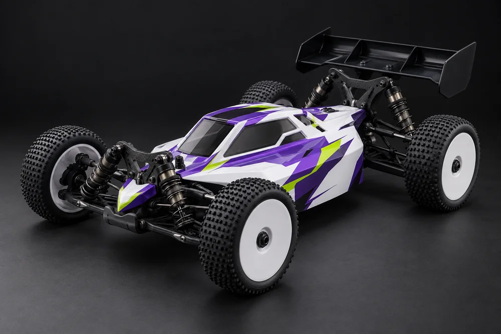 AI-generated concept of 4wd racing buggy styling for the EB kit, shown for design inspiration