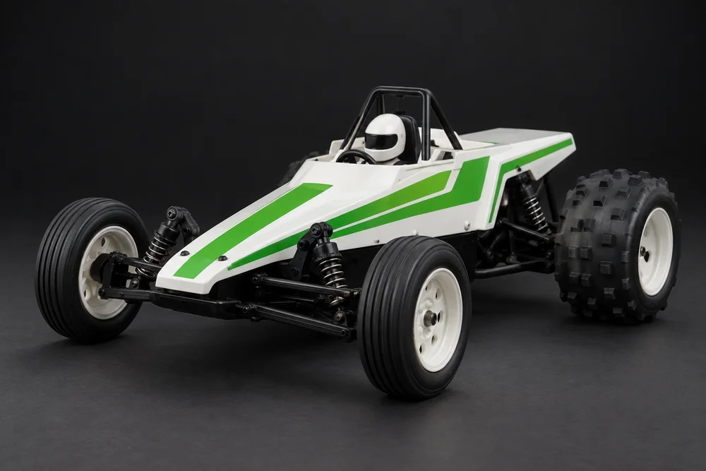 AI-generated concept of 2wd off-road buggy styling for the Hopper-class kit, shown for design inspiration