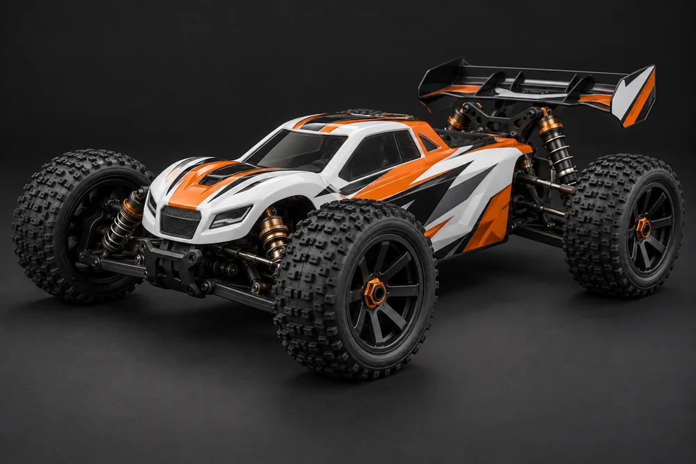 AI-generated concept of truggy styling for the Truggy kit, shown for design inspiration