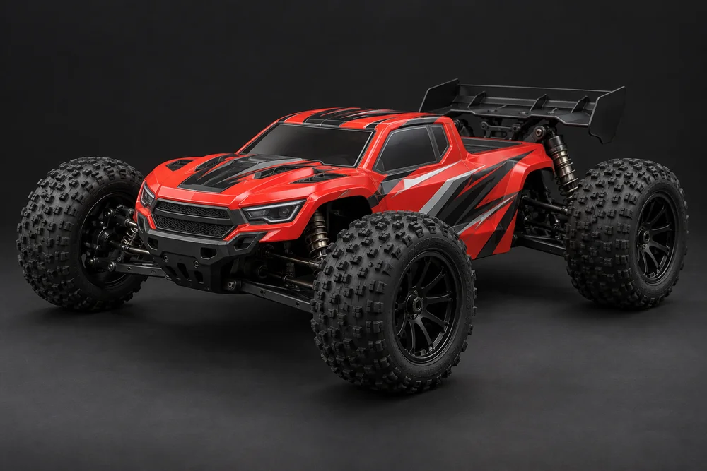 AI-generated concept of truggy styling for the 6S truggy kit, shown for design inspiration